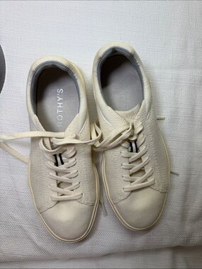 Rothy's womens Cream Knit Sneaker